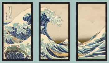 Great Wave off Kanagawa Tryptic